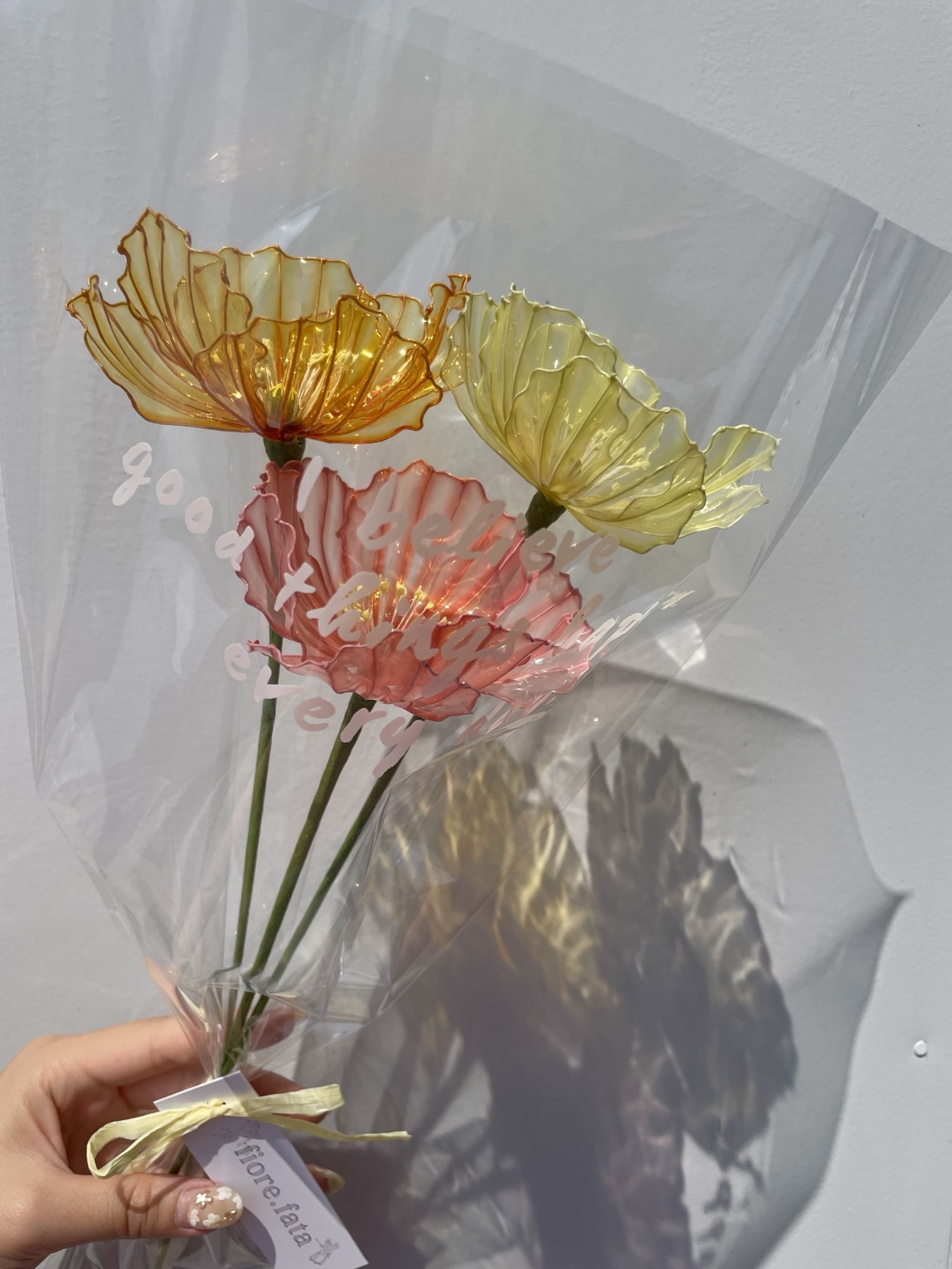 枯れないお花》アメリカンフラワー ポピー - fiore.fata | minne byGMO