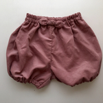 再販＊秋冬仕様 コーデュロイ かぼちゃパンツ（サーモンピンク）