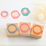 【単品販売】コーヒーカップ-カプチーノのスタンプ　1個