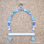 鳥のおもちゃ　プリプリ♪ブランコ（Ｓ）ブルー