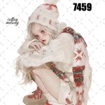 original sticker « no.7459 »     //     人物ステッカー オリジナルステッカー オリジナル人物ステッカー ステッカー cotton melody