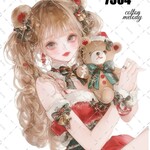 original sticker « no.7504 »     //     人物ステッカー オリジナルステッカー オリジナル人物ステッカー ステッカー cotton melody