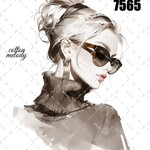 original sticker « no.7565 »     //     人物ステッカー オリジナルステッカー オリジナル人物ステッカー ステッカー cotton melody