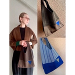 RATA❤️2色有❤️オリジナルニットbag❤️出し入れしやすい底板入り❤️大人モードな日にも❤️Ivory＆Gray