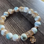 夜光貝デザインブレスレット