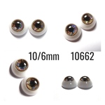 10662 ✤ 10/6mm ドール用アイチップ 彫刻TYPE
