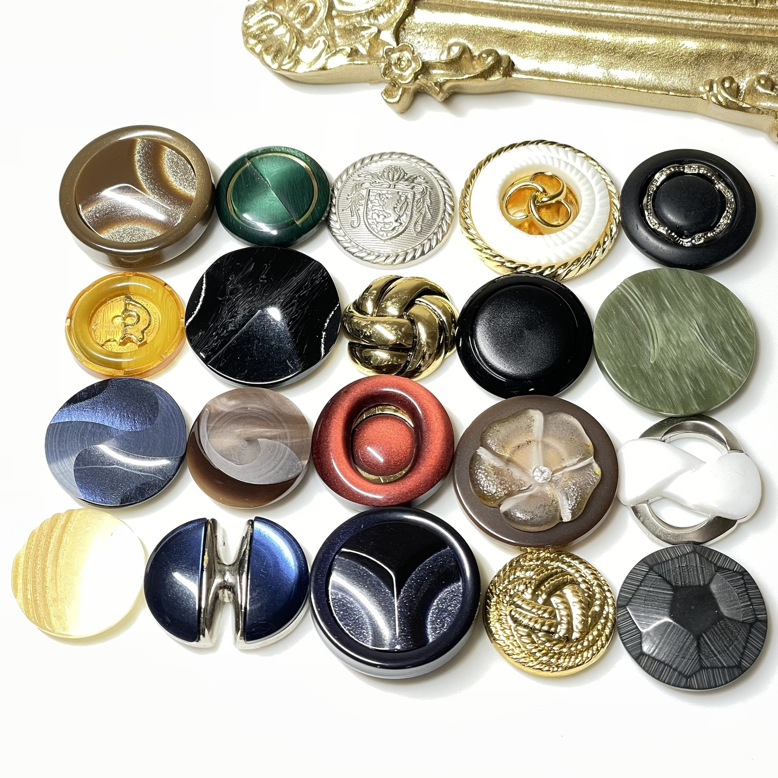 🉐系統が選べる ボタン【福袋】ヴィンテージ ボタン アソート