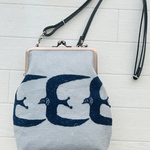 ミナペルホネン　go!  マチつき　御朱印バッグ♪  ハンドメイド　がま口