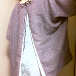 ♡紫桜咲く和ブラウス♡着物リメイク