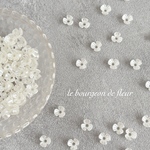 45pcs フラワー お花 小花 アクリル チャーム パーツ 