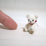 3.3cm ミニミニクマちゃん (ホワイトチョコ)