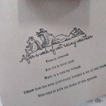 ミニ⭐︎木製スタンプ テディベアと読書 ラバースタンプ はんこ 女の子