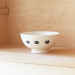 黒ねこ　茶碗