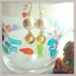 Coquilles de mer　イヤリング