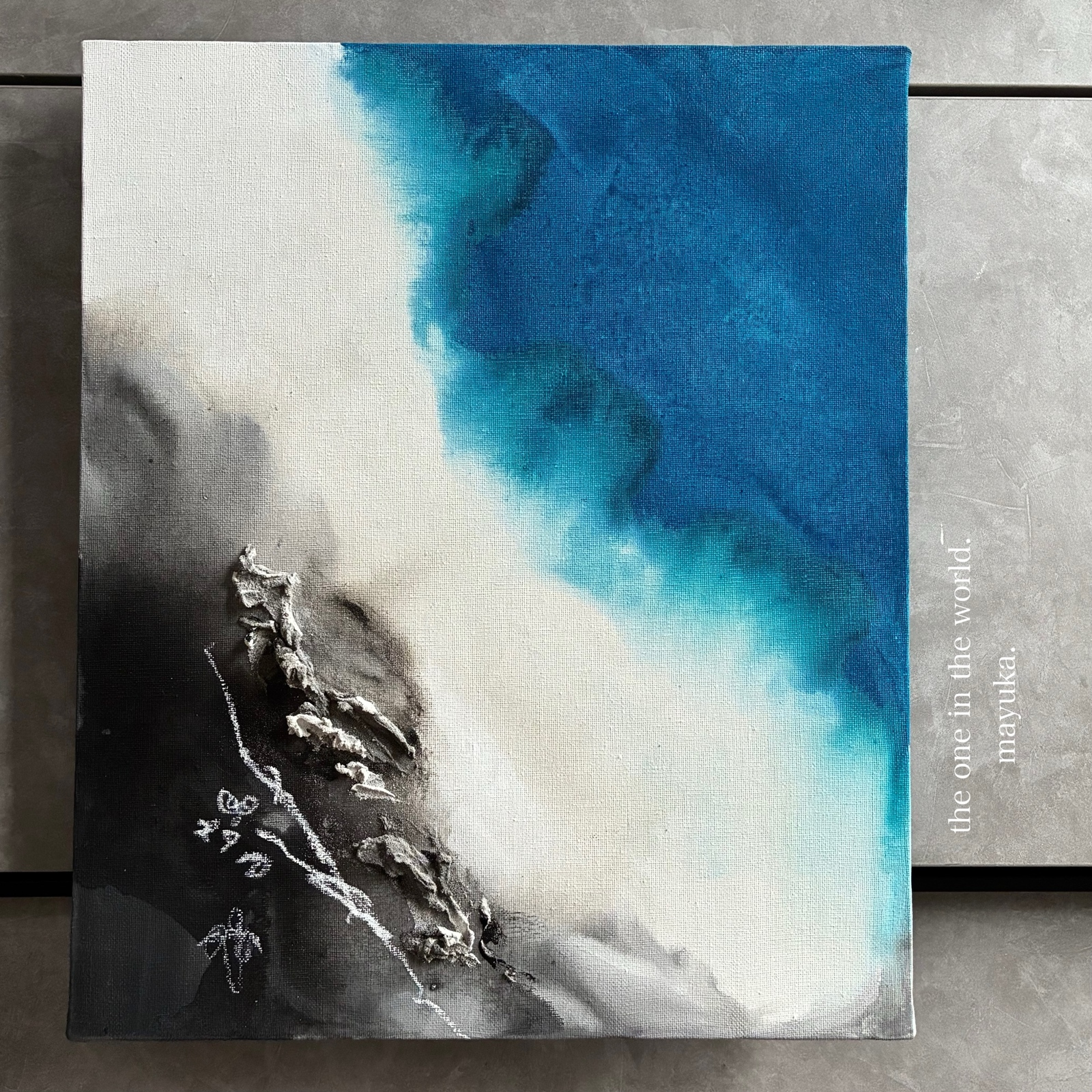 現代アート 65×53㎝ 大きめ モダン 絵画 原画 抽象画 アートパネル