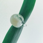 柔らかな雲ring ( クリアリング / 夏 / 白 ) 