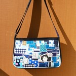 ショルダーバッグ　Ｌ　ジグザグパッチ