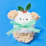 クリスマス犬（薄茶色）