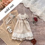 『clair cream 』再販ファブリックB 22cmドールサイズアウトフィット2点