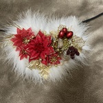 ARIAʕ•ﻌ•ʔさま専用レッドポインセチアチョーカー他セット