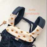 new//くまたん 抱っこ紐よだれカバー ハンドメイド 2点セット 韓国