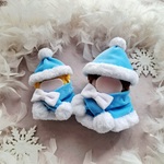 推し活グッズ　クリスマス　サンタクロース　着せ替え　ぬい用リボン　ぬい活　ぬい服  いつぬい  ちびぬい