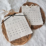 ラタン壁掛けカレンダー  2026.01〜 2026年カレンダー　　rattan calendar