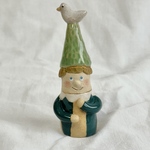 クリスマスのニッセ人形（ツリー帽、鳥）