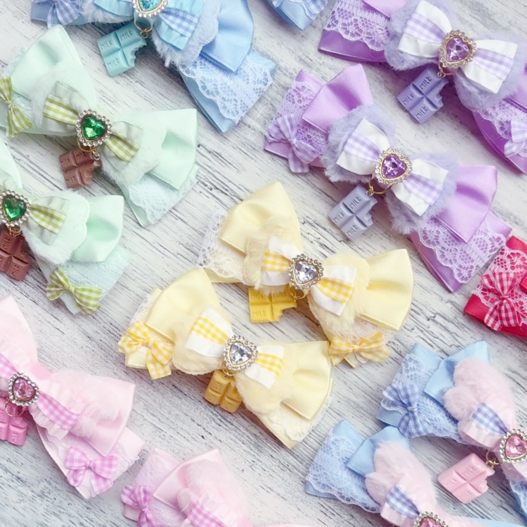 キンブレリボン ペンラリボン 茶色 チョコ 白 レース クラウン