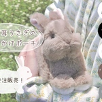 【ノーマルカラー】たち耳うさぎのお出かけポーチ【受注販売】