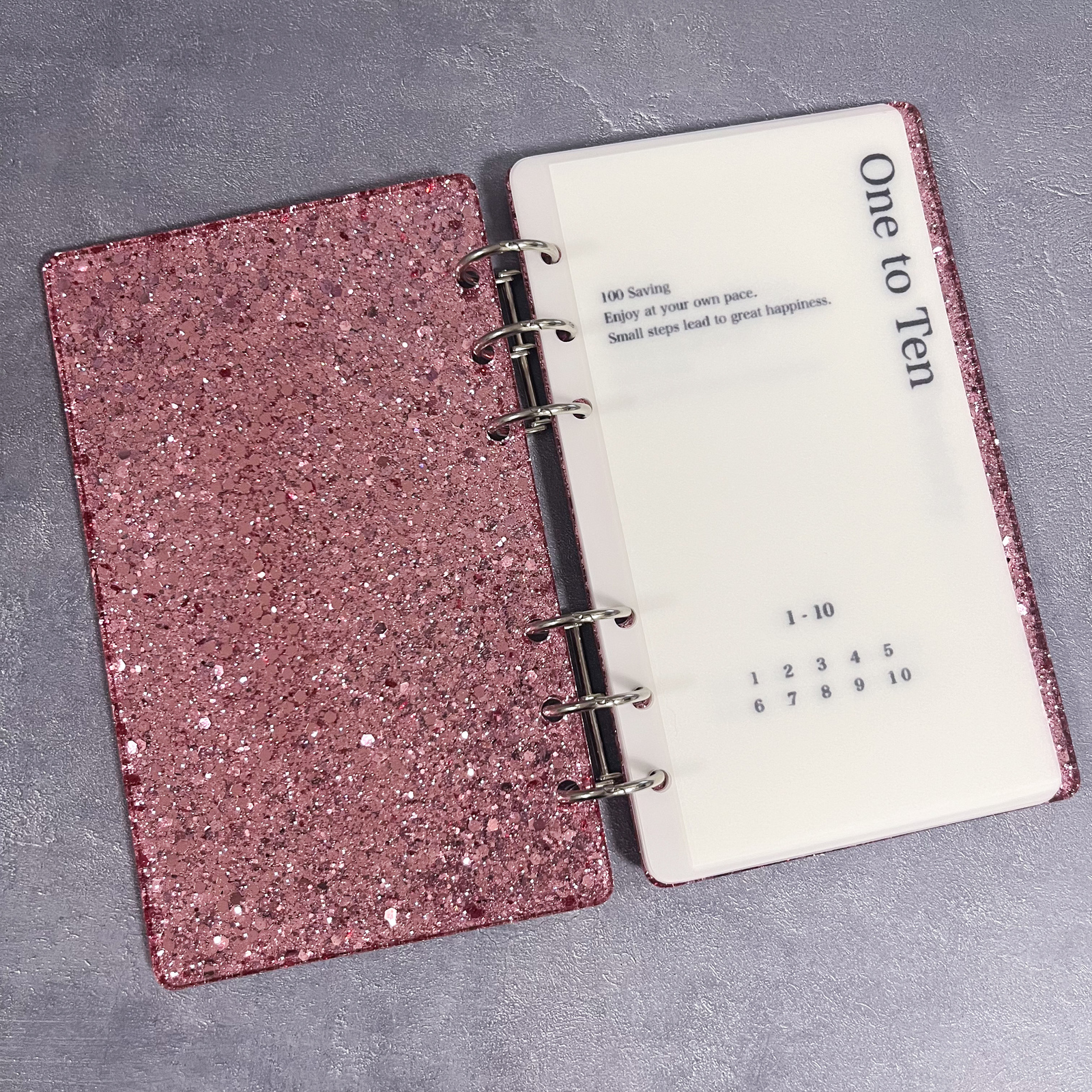 レジンバインダー A6 No.135 メタリックピンク Saving 貯金