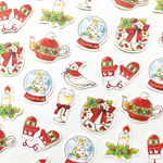MerryChristmasフレークシール-01-｜クリスマス【28枚入】