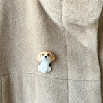 ビーグル犬のブローチ