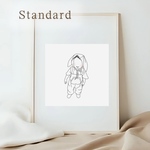 ◆SALE◆ 写真から優しく描く線画イラスト【シンプル仕上げ｜Standard】
