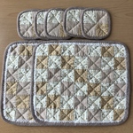 コースター　ランチョンマット　パッチワーク