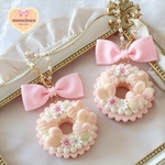 ハート白苺のリースタルト  ⭐︎選べるアクセサリー加工