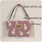 ＊可愛い☆アルパカちゃん☆持ち手付きポーチ＊