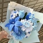 モールフラワー　【 青空ブルー 🟦 】　韓国花束　枯れないお花
