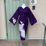 VL196 着物リメイク　ロングドレス