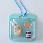 B品　動物パンのパッケージキーホルダー