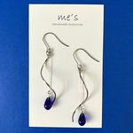 そよ風と深海のしずくピアス・イヤリング/サージカルステンレス