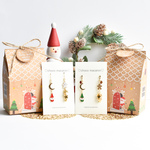 ＜スペシャルギフト＞サンタとMerry Christmas×ピアスorイヤリング