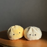 肉まんとピザまんのぬいぐるみ‎🤍【単品販売】