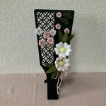 ちりめん細工:羽子板飾り(2)