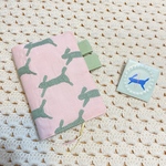 ほぼ日手帳カバー オリジナルサイズ ミナペルホネン runrunrunピンク💕 ファブリック使用 