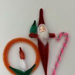 モールサンタ・クリスマスオーナメント♡飾り♪昭和レトロ♪モール人形