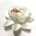 pink tourmaline〜一粒ring