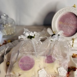 雪解けのミルクローズ -Snowmelt Milk Rose- 香る塩ポプリ（観賞用雑貨） ミニ薔薇アロマストーンおまけ付き(匿名発送)