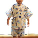 【江口様ご予約品】キッズ甚平＊とんぼ和柄＊
