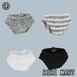 オビツ11　パンツ4枚セット　ねんどろいどどーる